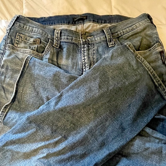 Silver Jeans Men's 34x32 Zac Denim Bootcut Western Glove Works Stretch - Picture 2 of 4